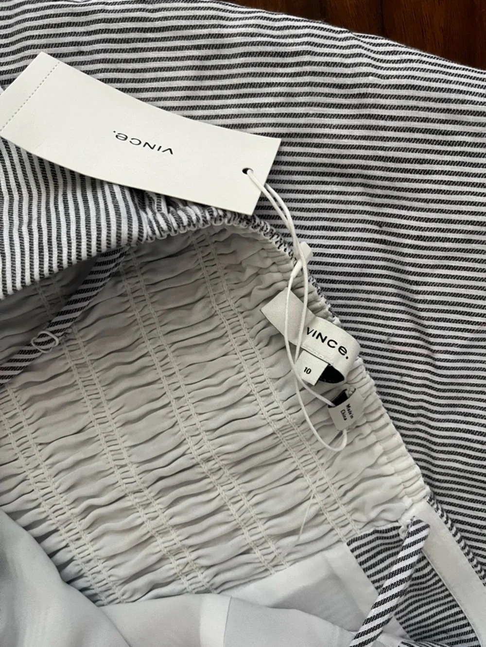 New Vince Light Gray Spaghetti-Strap Midi Dress size 10 - Picture 10 of 16